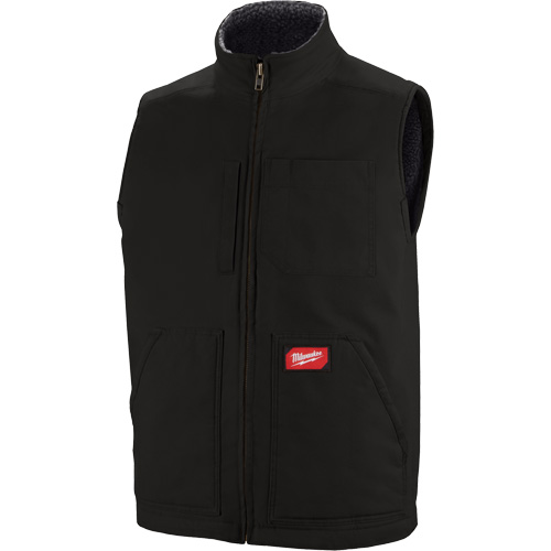 Veste doubl&eacute;e en sherpa ultra-r&eacute;sistante, Hommes, Petit, Noir Brunswick Fyr & Safety