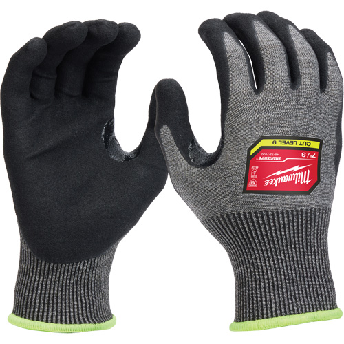 Gants enduits par trempage &agrave; dext&eacute;rit&eacute; &eacute;lev&eacute;e, Taille Petit, Calibre 18, Rev&ecirc;tement Nitrile, Enveloppe en Nylon/Poly&eacute;thyl&egrave;ne/Tungst&egrave;ne, ASTM ANSI niveau A9/EN 388 niveau F Brunswick Fyr & Safety