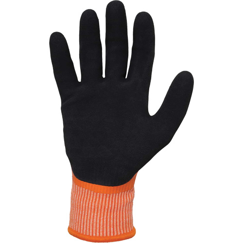 ProFlex 7551 Coated Cut-Resistant Winter Work Gloves, Size Small, 10/13 Gauge, Nitrile/Rubber Latex Coated, HPPE Shell, ASTM ANSI Level A5/EN 388 Level E Brunswick Fyr & Safety