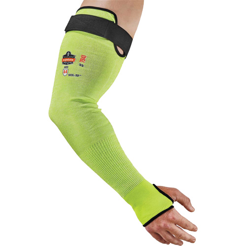 Manche de protection contre la coupe ProFlex 7941-PR, TenaLux, 22", ASTM ANSI niveau A4/EN 388 niveau D, Lime haute visibilit&eacute; Brunswick Fyr & Safety