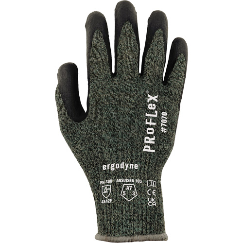 ProFlex 7070 Nitrile Coated Cut-Resistant Gloves, Size Small, 13 Gauge, Nitrile Coated, Aramid Shell, ASTM ANSI Level A7/EN 388 Level F Brunswick Fyr & Safety