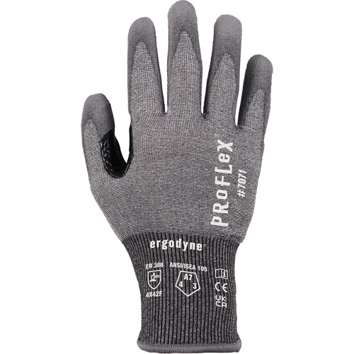 Gants enduit de PU r&eacute;sistant &agrave; la coupe ProFlex 7071, Petit, Calibre 18, Rev&ecirc;tement Polyur&eacute;thane, ASTM ANSI niveau A7/EN 388 niveau F Brunswick Fyr & Safety