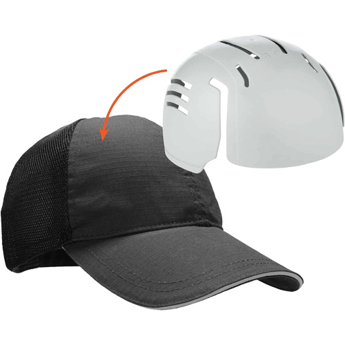 Casquette de baseball standard Skullerz 8946 avec encart, Noir Brunswick Fyr & Safety