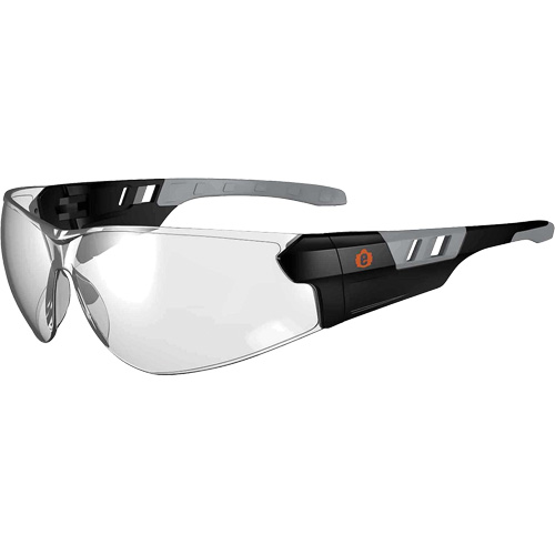 Lunettes de s&eacute;curit&eacute; sans monture Skullerz SAGA, Lentille Int&eacute;rieur/ext&eacute;rieur, Anti-&eacute;gratignures, ANSI Z87+/R&eacute;pond ou surpasse la norme CSA Z94.3 Brunswick Fyr & Safety