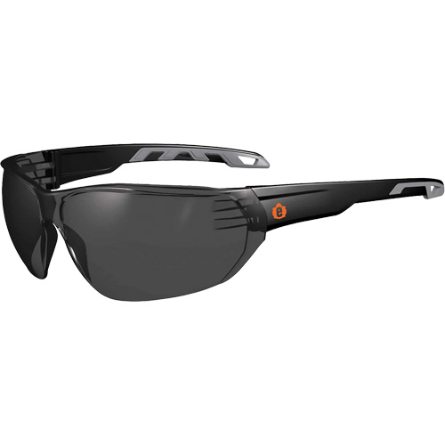 Skullerz VALI Frameless Safety Glasses, Smoke Lens, Anti-Scratch, ANSI Z87+/Meets/Exceeds CSA Z94.3 Brunswick Fyr & Safety