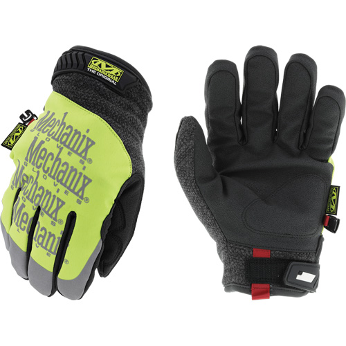 Coldwork Hi-Viz Winter Work Gloves, Size 8, ASTM ANSI Level A5 Brunswick Fyr & Safety
