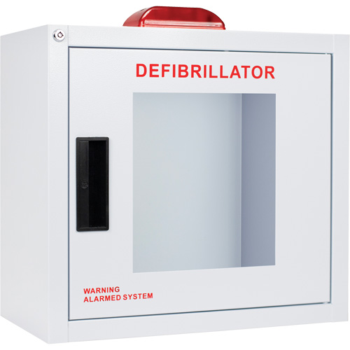 Standard Large AED Cabinet with Alarm & Strobe, Zoll AED Plus&reg;/Zoll AED 3/Cardio-Science/Physio-Control For, Non-Medical Brunswick Fyr & Safety