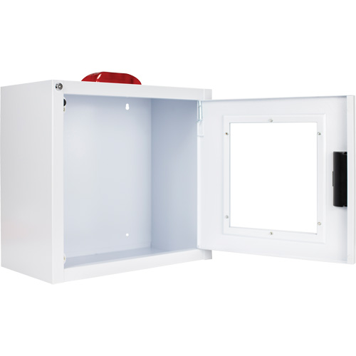 Standard Large AED Cabinet with Alarm & Strobe, Zoll AED Plus&reg;/Zoll AED 3/Cardio-Science/Physio-Control For, Non-Medical Brunswick Fyr & Safety