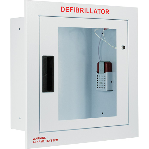 Fully Recessed Large Cabinet with Alarm, Zoll AED Plus&reg;/Zoll AED 3/Cardio-Science/Physio-Control For, Non-Medical Brunswick Fyr & Safety