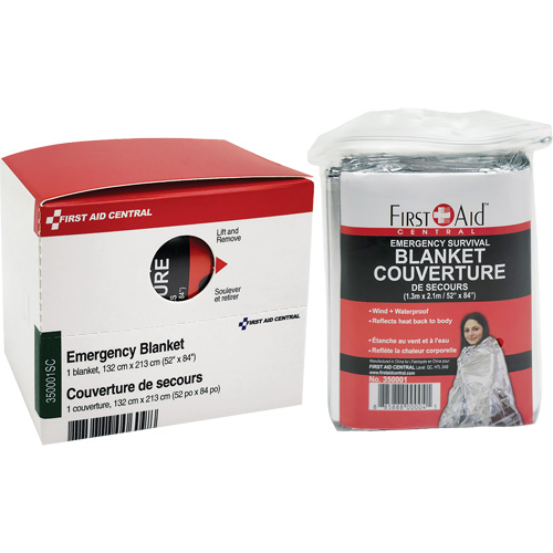 SmartCompliance&reg; Refill Emergency Blanket, Mylar Brunswick Fyr & Safety