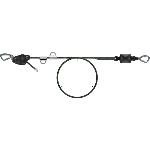 Corde de 100' pour ligne de vie temporaire horizontale, Corde d'alpinisme Brunswick Fyr & Safety