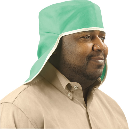 Weldlite Welding Cap With Neck Drape, One Size, Green Brunswick Fyr & Safety