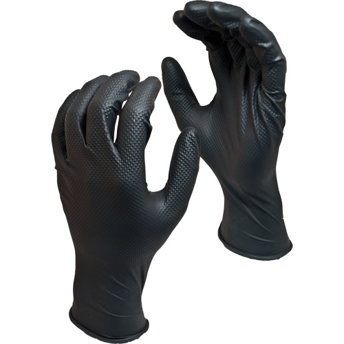 Gants jetables biod&eacute;gradables Green Monkey, Petit, Nitrile, 8 mils, Sans poudre, Noir Brunswick Fyr & Safety
