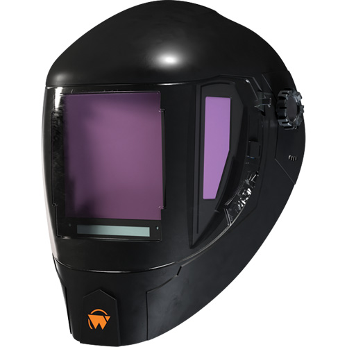 ArcOne&reg; Orbit Welding Helmet, 6" L x 4" W View Area, 3 - 13 Shade Range, Black Brunswick Fyr & Safety
