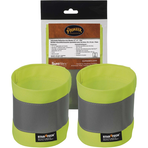 141A Brassards ajustables haute visibilit&eacute; Brunswick Fyr & Safety