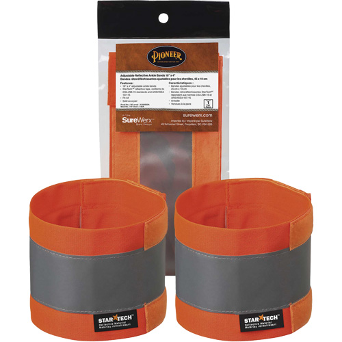 142A High-Visibility Adjustable Ankle Bands Brunswick Fyr & Safety