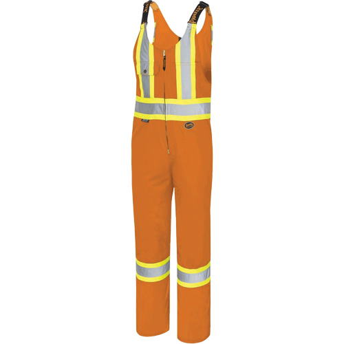 6617T Overalls, Polyester, 40, High Visibility Orange Brunswick Fyr & Safety