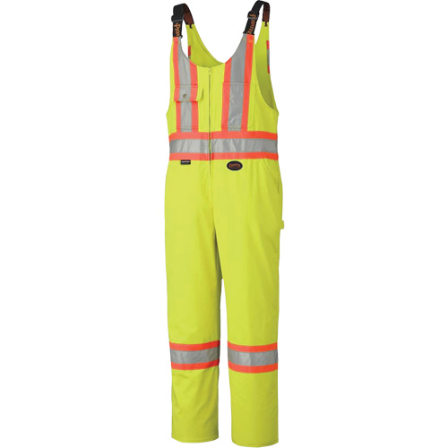 6616 Overalls, Poly-Cotton, 36, High Visibility Lime-Yellow Brunswick Fyr & Safety