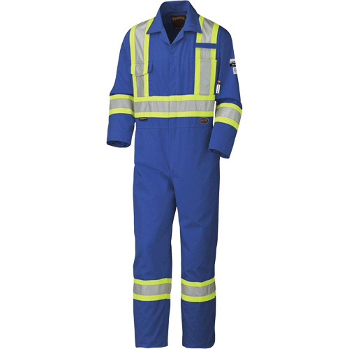 5558AT Combinaison ignifuge &agrave; haute visibilit&eacute;, Taille 40, Bleu royal, 9,5 cal/cm² Brunswick Fyr & Safety