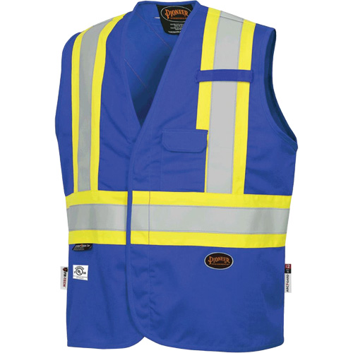 7730 Veste r&eacute;sistante aux arcs &eacute;lectriques FR-Tech, Petit, Bleu royal, 10 cal/cm² Brunswick Fyr & Safety