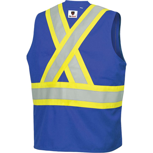 7730 Veste r&eacute;sistante aux arcs &eacute;lectriques FR-Tech, Petit, Bleu royal, 10 cal/cm² Brunswick Fyr & Safety