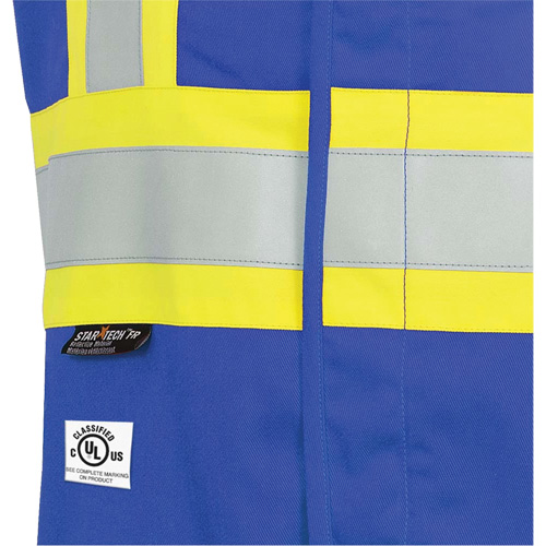 7730 Veste r&eacute;sistante aux arcs &eacute;lectriques FR-Tech, Petit, Bleu royal, 10 cal/cm² Brunswick Fyr & Safety