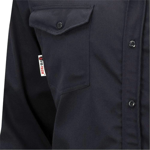 7742 Chemise de s&eacute;curit&eacute; ignifug&eacute;e FR-Tech, Petit, Bleu marin Brunswick Fyr & Safety