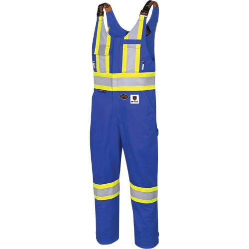 7714 FR-Tech&reg; Flame-Resistant Overalls, Small, Royal Blue Brunswick Fyr & Safety