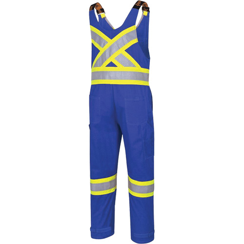 7714 FR-Tech&reg; Flame-Resistant Overalls, Small, Royal Blue Brunswick Fyr & Safety