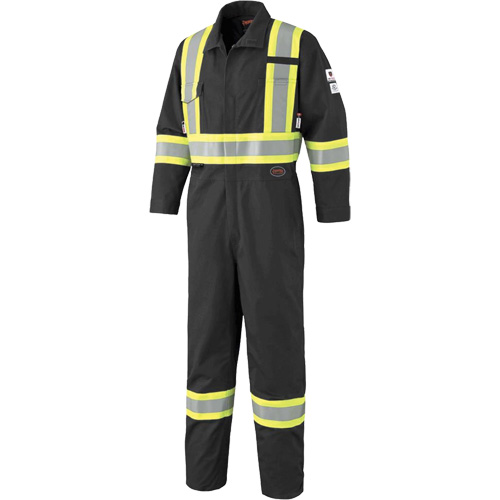 7702BKT Combinaison FR-Tech contre les arcs, Taille 40 (grand taille), Noir, 10 cal/cm² Brunswick Fyr & Safety