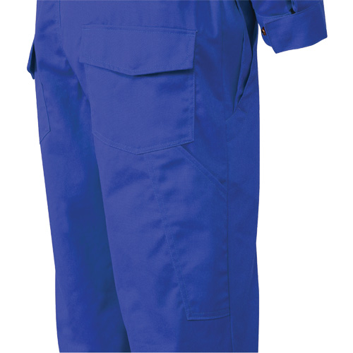 7706T FR-Tech&reg; Flame-Resistant Coverall with Leg Zippers, Size 40 (Tall), Royal Blue, 9.7 cal/cm² Brunswick Fyr & Safety