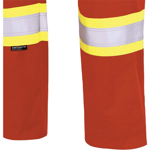 7765 FR-Tech&reg; 88/12 Arc Rated High-Visibility Safety Cargo Pants, 32, x 34, High Visibility Orange, 10 cal/cm² Brunswick Fyr & Safety