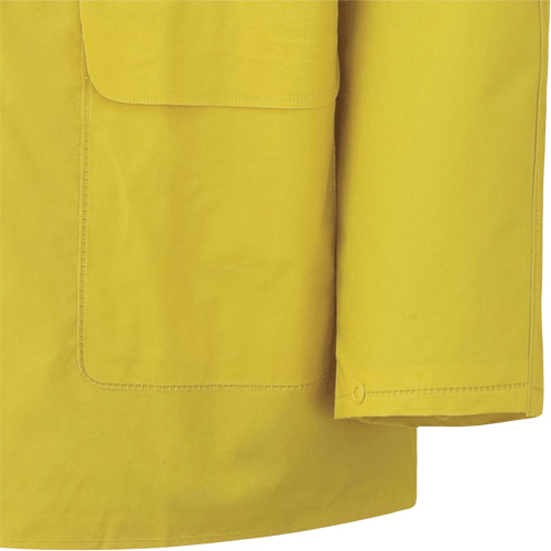 577J Veste imperm&eacute;able, Polyester/PVC, Petit, Jaune Brunswick Fyr & Safety