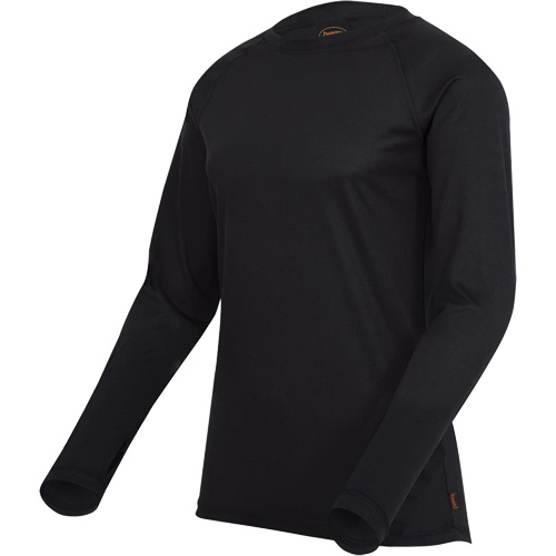 D2200A Ensemble de sous-v&ecirc;tements &agrave; s&eacute;chage rapide et &eacute;vacuation de l'humidit&eacute; de premi&egrave;re qualit&eacute;, Hommes, T-petit, Noir Brunswick Fyr & Safety