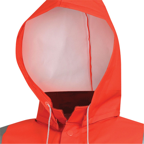 576J Veste de pluie ignifuge haute visibilit&eacute;, Petit, Orange haute visibilit&eacute; Brunswick Fyr & Safety