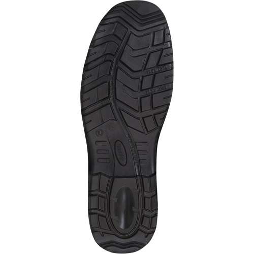 1028 Bottes de travail 8" marron, Cuir, Embout Acier, Taille 10 Brunswick Fyr & Safety