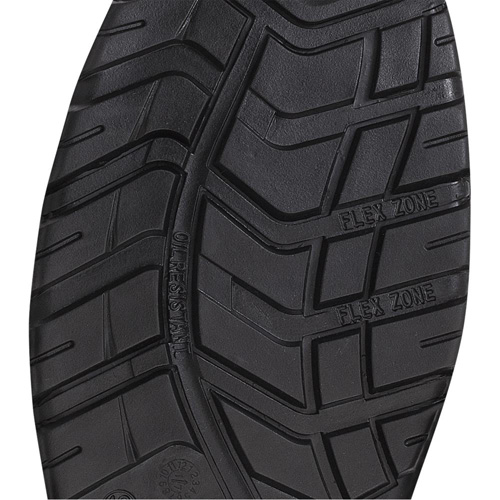 1028 Bottes de travail 8" marron, Cuir, Embout Acier, Taille 10 Brunswick Fyr & Safety