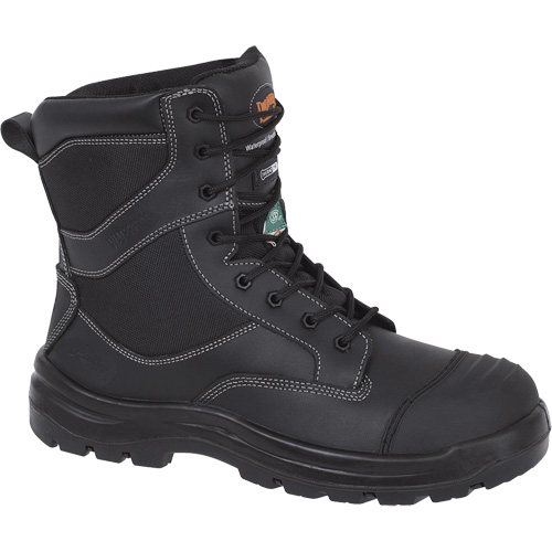 1050 Bottes de s&eacute;curit&eacute; composites noires, Cuir, Taille 14, Imperm&eacute;able Brunswick Fyr & Safety