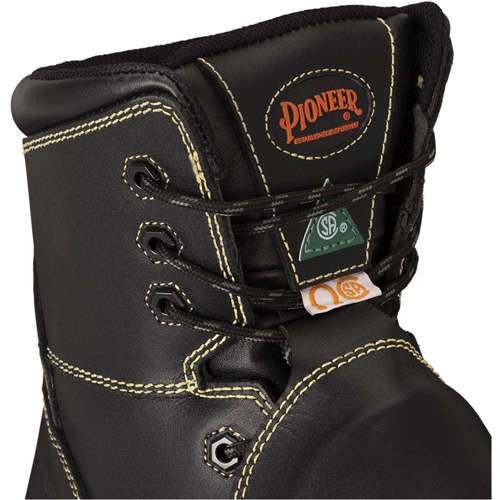 1060 Bottes de s&eacute;curit&eacute; avec protection m&eacute;tatarsienne, Cuir, Taille 10 Brunswick Fyr & Safety