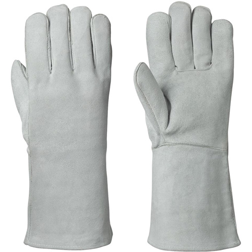 830 Fleece-Lined Welder's Gloves, Split Cowhide, Size Medium Brunswick Fyr & Safety