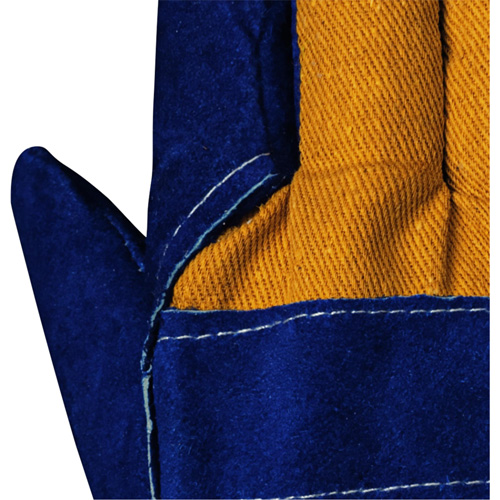 630 Blue Insulated Fitter's Gloves, One Size, Split Cowhide Palm, Boa Inner Lining Brunswick Fyr & Safety