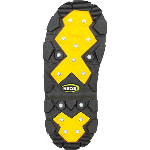 Couvre-chaussure &agrave; crampons avec talonni&egrave;re Voyager Glacier Trek, Nylon/Polyur&eacute;thane, Boucle, Convient &agrave; Hommes 5 - 6,5/Femmes 6 - 8 Brunswick Fyr & Safety