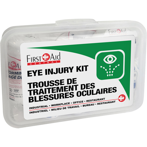 Eye Injury Kit, Plastic B Brunswick Fyr & Safety