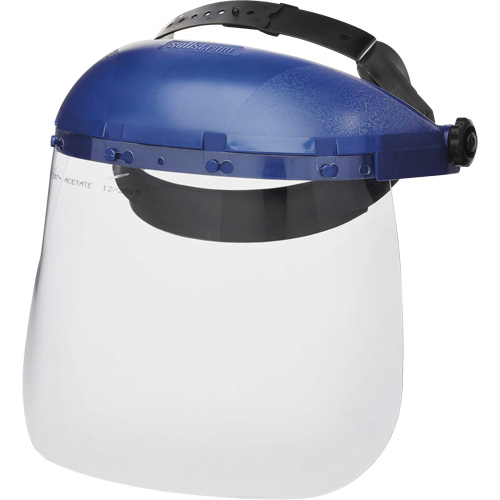 Masque protecteur avec coque simple de la s&eacute;rie 390 Premium, Ac&eacute;tate, Suspension Rochet Brunswick Fyr & Safety