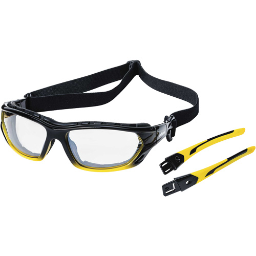 XPS530 Sealed Safety Glasses, Indoor/Outdoor Lens, Anti-Scratch, ANSI Z87+/Meets/Exceeds CSA Z94.3 Brunswick Fyr & Safety
