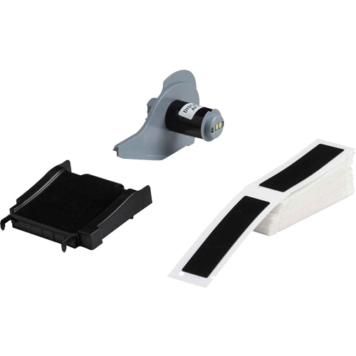 &eacute;tiquettes sur&eacute;lev&eacute;s pour panneaux, Polyester, 1" lo x 4" h, Noir Brunswick Fyr & Safety