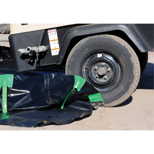 Ultra-Containment Berm&reg;, 179 US gal. Capacity, 4' W x 6' L x 12" H, Stake Wall Brunswick Fyr & Safety