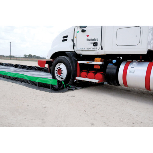 Ultimate Copolymer 2000 Ultra-Containment Berm&reg;, 3231 US gal. Capacity, 12' W x 36' L x 12" H, Hinge Bracket Brunswick Fyr & Safety