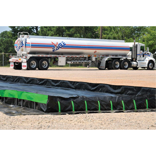 Ultimate Copolymer 2000 Ultra-Containment Berm&reg;, 3231 US gal. Capacity, 12' W x 36' L x 12" H, Hinge Bracket Brunswick Fyr & Safety