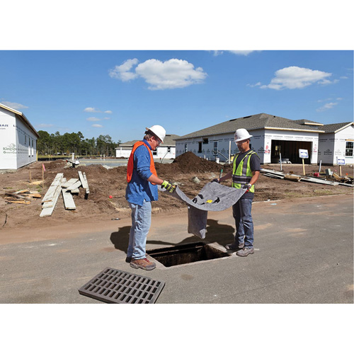 Recycled Ultra-Drain Guard&reg; Catch Basin Insert, Oil & Sediment, 48" L x 36" W Brunswick Fyr & Safety